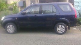 2004 Honda CRV 4x2 Manual Blue SUV For Sale 
