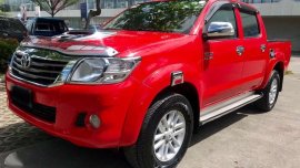 Toyota Hilux G 2013 4x4 MT Red Pickup For Sale 