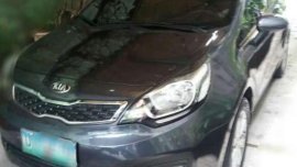 2012 Kia Rio EX 1.4 AT Gray Sedan For Sale 