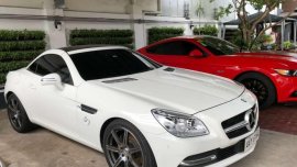 Mercedes Benz SLK 2014 AT White Coupe For Sale 