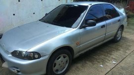 Honda Civic 1994 Manual Silver Sedan For Sale 