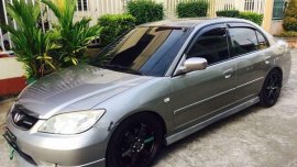Honda Civic Vtis 2005 MT Grey Sedan For Sale 