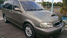 Kia Carnival 2000 Diesel Brown Van For Sale 