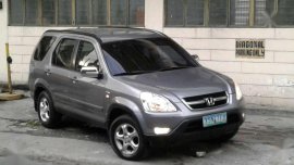 2005 Honda CRV AT 4x4 Gray SUV For Sale 