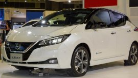 2018 Nissan Leaf on display at Singapore Motor Show
