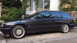 1994 BMW E34 5 Series Touring 530i Black For Sale 