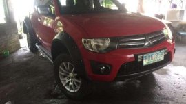 2012 Mitsubishi Strada Glx V MT Red For Sale 