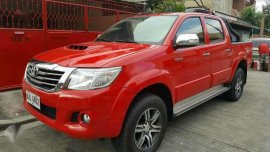 Toyota Hilux 2014 4x2 MT Red Pickup Fo Sale 