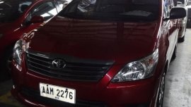 Toyota Innova 2014 Gasoline Manual Red for sale