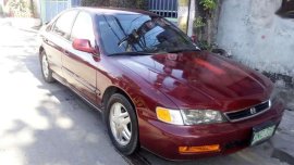 Honda Accord 1997 Manual Red Sedan For Sale 