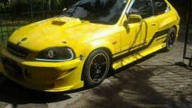 Honda Civic 2006 AT Yellow HB For Sale 