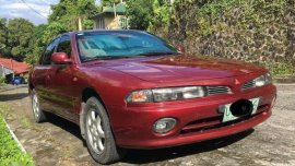 Mitsubishi Galant 1997 Manual Red Sedan For Sale 