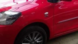Toyota Vios 2013 1.3G AT Red Sedan For Sale 