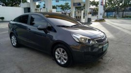 Kia Rio 2013 EX Manual Gray Sedan For Sale 
