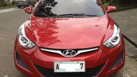 2015 Hyundai Elantra 1.6E AT Red Sedan For Sale 