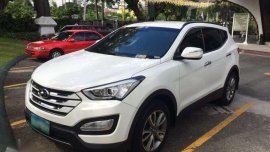 2013 Hyundai Santa Fe Manual White For Sale 