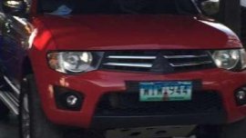 Mitsubishi Strada Glx V AT 2013 Red For Sale 