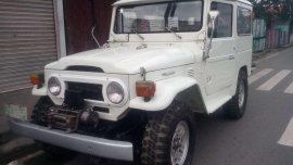 1975 Toyota Landcruiser 4x4 MT White For Sale 