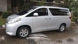 2011 Toyota Alphard Local V6 AT Silver Van For Sale 