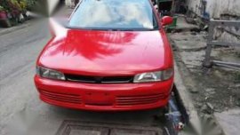 Mitsubishi Lancer 1993 Manual Red Sedan For Sale 