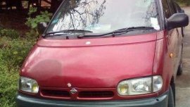 Nissan Serena 1995 AT Red Van For Sale 