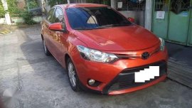 2015 Toyota Vios E Sedan Orange Manual for sale