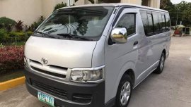 2007 Toyota HiAce Commuter Van Silver For Sale 