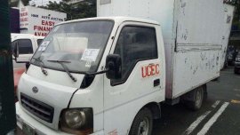 2003 Kia KC2700 Aluminum Van White For Sale 
