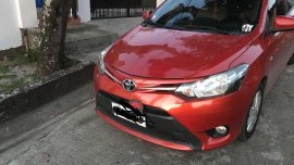 Toyota Vios1.3 E 2015 AT Red Sedan For Sale 