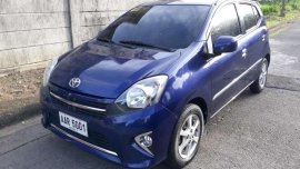 Fresh 2014 Toyota Wigo G AT Blue HB For Sale 