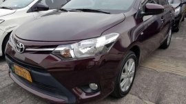  Toyota Vios 1.3E 2017 Dual VVTi Red For Sale 