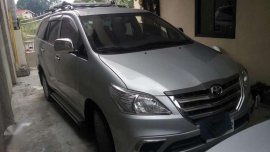 Toyota Innova J 2014 Diesel Silver SUV For Sale 