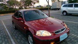 1996 Honda Civic Vti Manual Red Sedan For Sale 