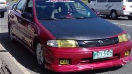Mazda 323 1998 Manual Red Sedan For Sale 