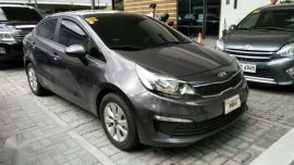 Kia Rio Ex 2016 Gray Sedan Manual Financing Accepted for sale