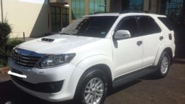 2012 Toyota Fortuner V 3.0 4x4 AT White For Sale 