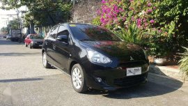 2015 Mitsubishi Mirage GLS AT Black Hb For Sale 