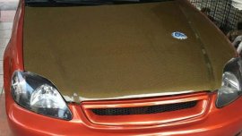 Honda Civic Manual B16 1997 Orange For Sale 