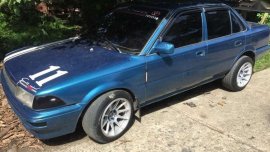 Toyota Corolla Manual Blue Sedan For Sale 