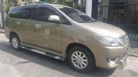 Toyota Innova G 2013 MT Brown SUV For Sale 
