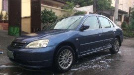Honda Civic Vti-S 2002 Blue Sedan For Sale 