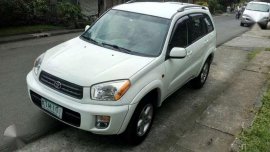Toyota Rav4 2002 Automatic White SUV For Sale 