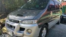 Hyundai Starex Manual 2003 Gray Van For Sale 