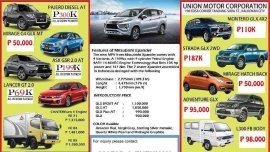 For sale Mitsubishi Adventure of Mitsubishi Montero Mirage G4 2018