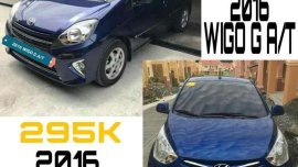 2016 Toyota Wigo G AT and 2016 Hyundai Eon GLX
