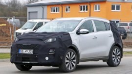 Spy shots of the Kia Sportage 2019 facelift