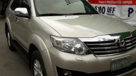 Rush sale Toyota Fortuner manual diesel 2.5g 2012