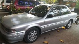 1992 Mitsubishi Galant 1.8 MT Silver Sedan For Sale 