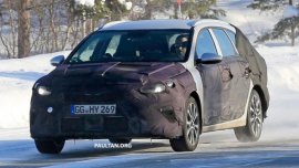 [Spy shots] Kia Ceed 2018 wagon seen undergoing winter testing