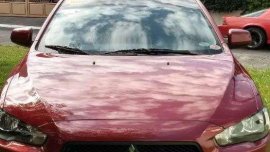 2013 Mitsubishi Lancer Glx AT Red Sedan For Sale 